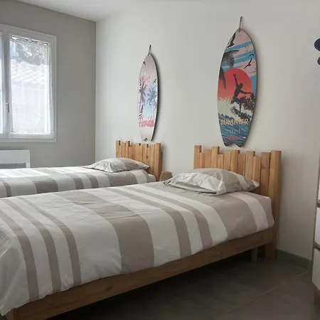 Maison Neuve Classement 3 Etoiles Avec Acces Prive Piste Cyclable, 6 Personnes Mimizan-Plage